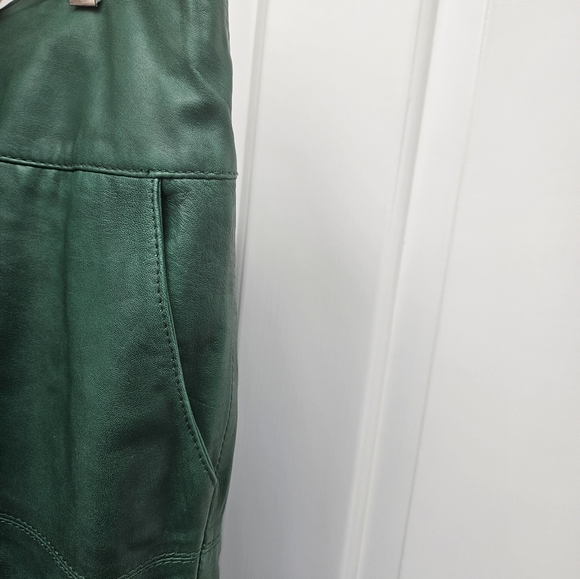 Urbancode genuane leather below-the-knee pencil skirt size 8 - Picture 5 of 7
